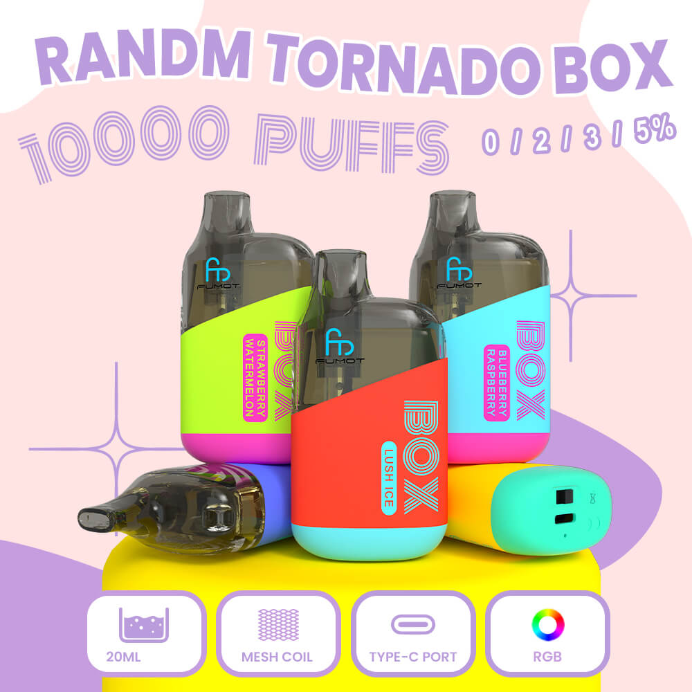 RandM Tornado Box Disposable Vape Pod - Fumot® Tech